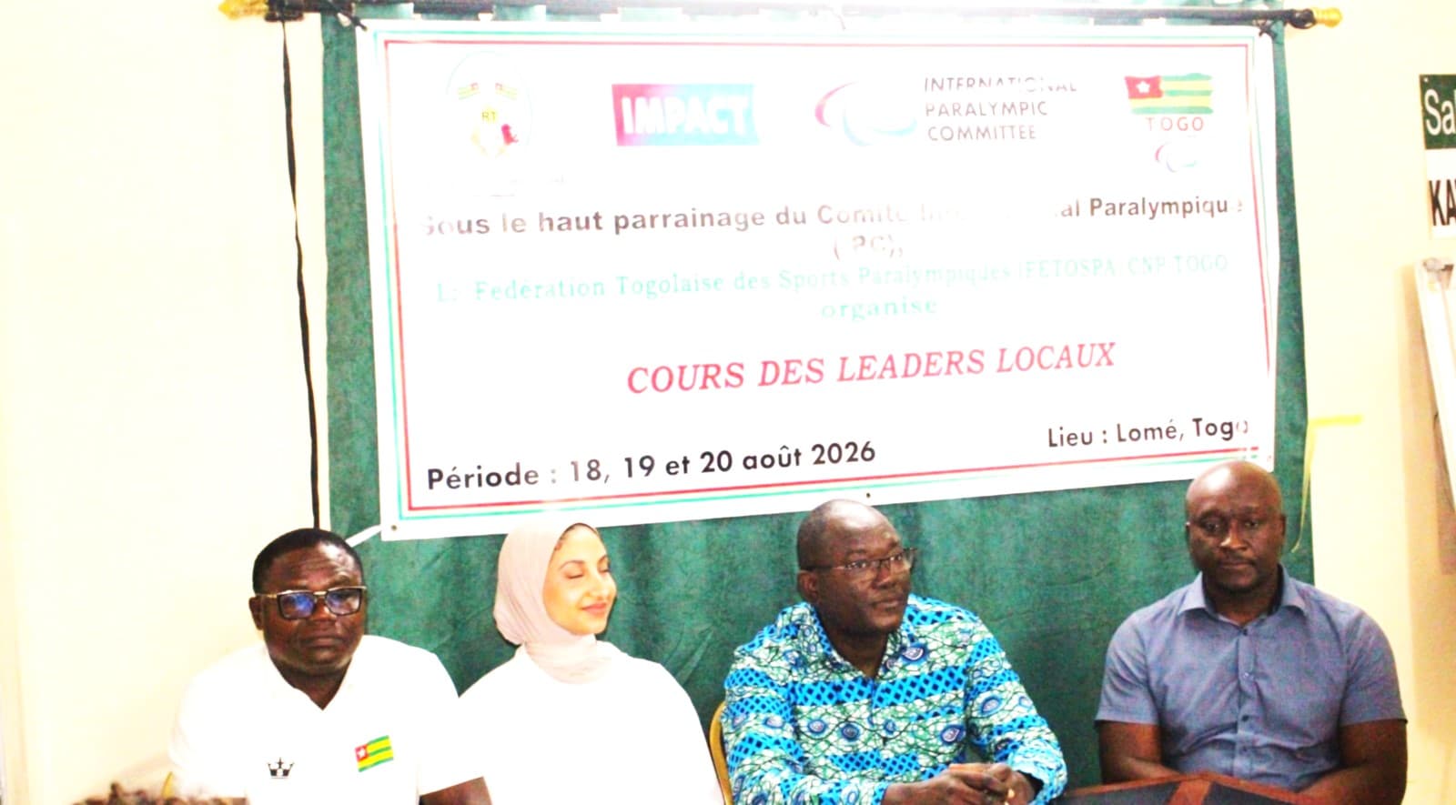 Parasport : l’IPC renforce les capacités des leaders locaux du CNP-Togo